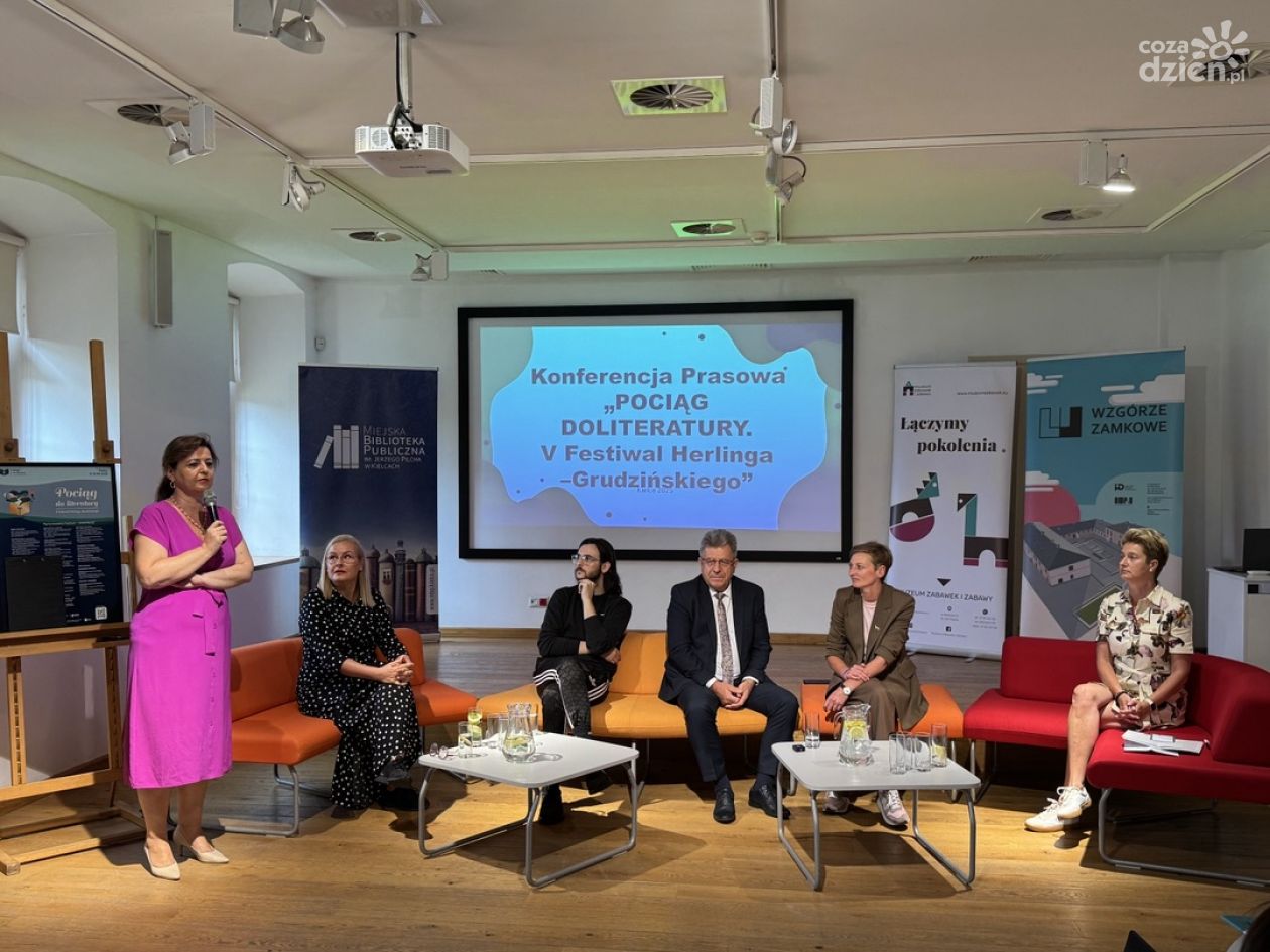 Kielce znów literackim sercem Polski. Rusza V Festiwal Herlinga-Grudzińskiego „Pociąg do Literatury”