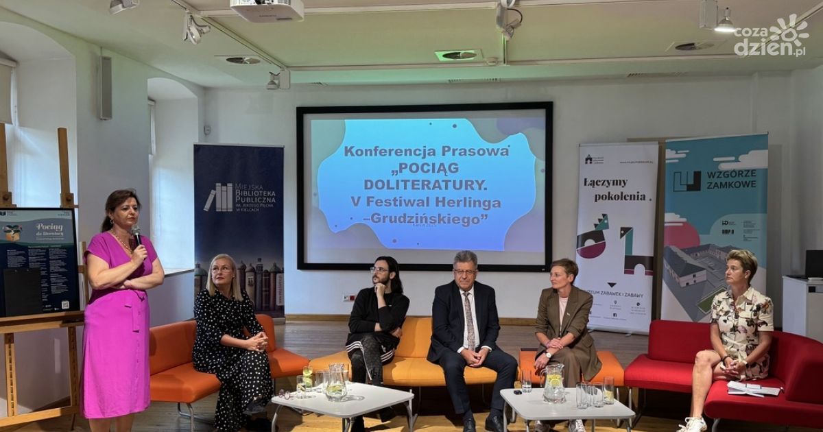 Kielce znów literackim sercem Polski. Rusza V Festiwal Herlinga-Grudzińskiego „Pociąg do Literatury”