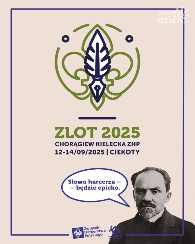 Ciekoty stolicą harcerskiej przygody. Rusza największy zlot Roku Stefana Żeromskiego