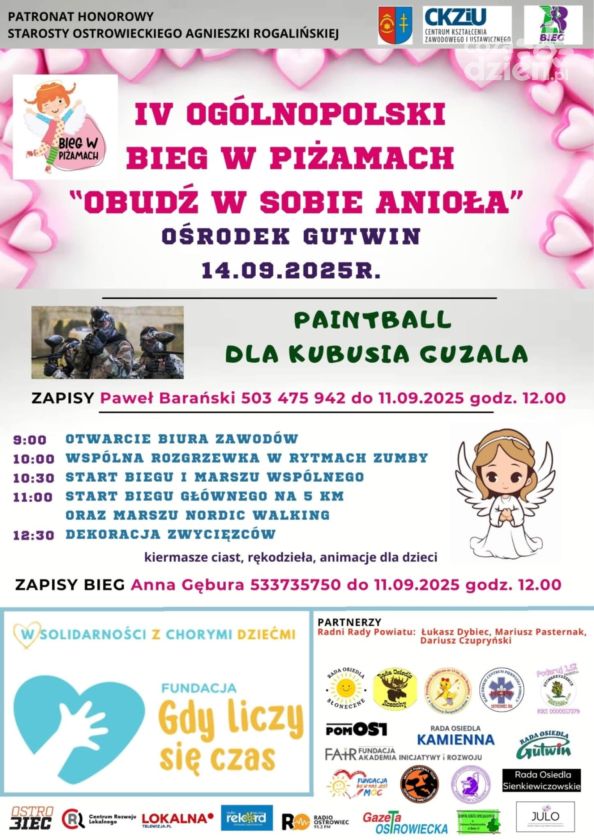 Ostrowiec przyłącza się do Ogólnopolskiego  Biegu w  Piżamach 