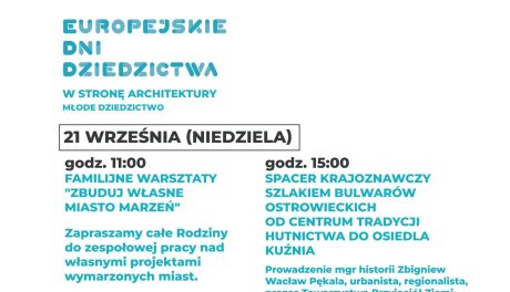 Spacer krajoznawczy po Bulwarach Ostrowieckich w ramach Europejskich Dni Dziedzictwa 