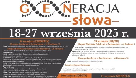 W Sandomierzu  królować będzie literatura 