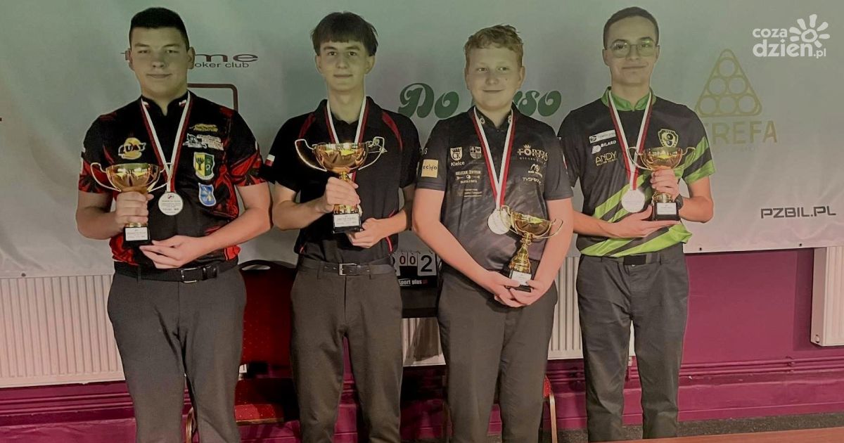 Historyczny medal Jakuba Hajduka w I Mistrzostwach Polski Juniorów w Heyball