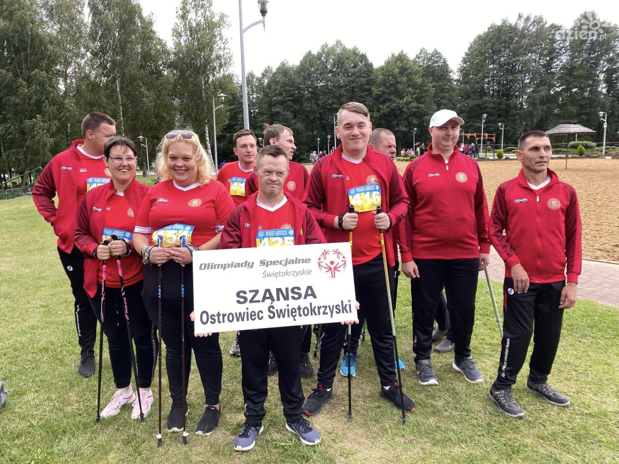 I Świętokrzyski Mityng Nordic Walking Olimpiad Specjalnych odbył się w Ostrowcu Świętokrzyskim