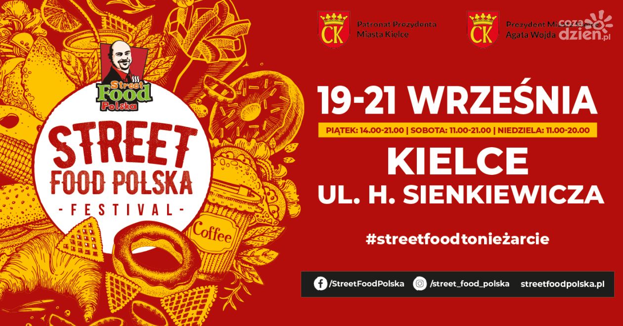 Street Food Polska Festival wraca do Kielc — smakowity finał sezonu na Sienkiewicza