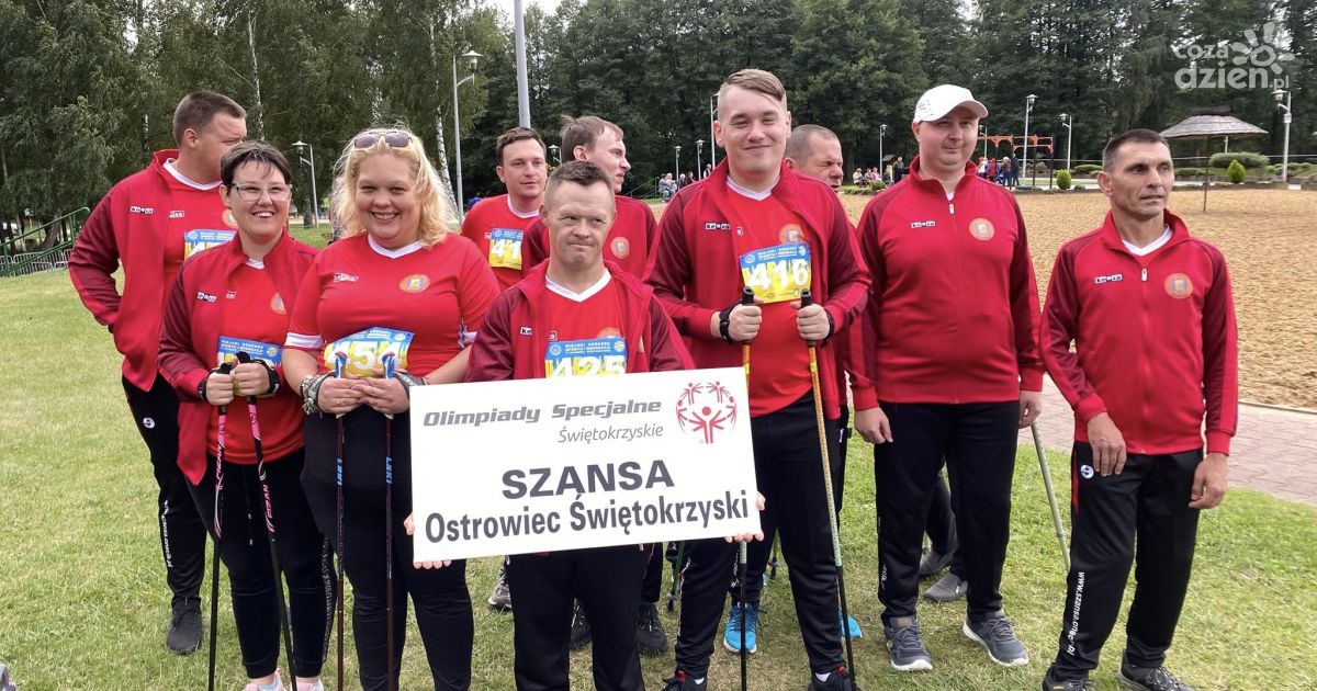 I Świętokrzyski Mityng Nordic Walking Olimpiad Specjalnych odbył się w Ostrowcu Świętokrzyskim