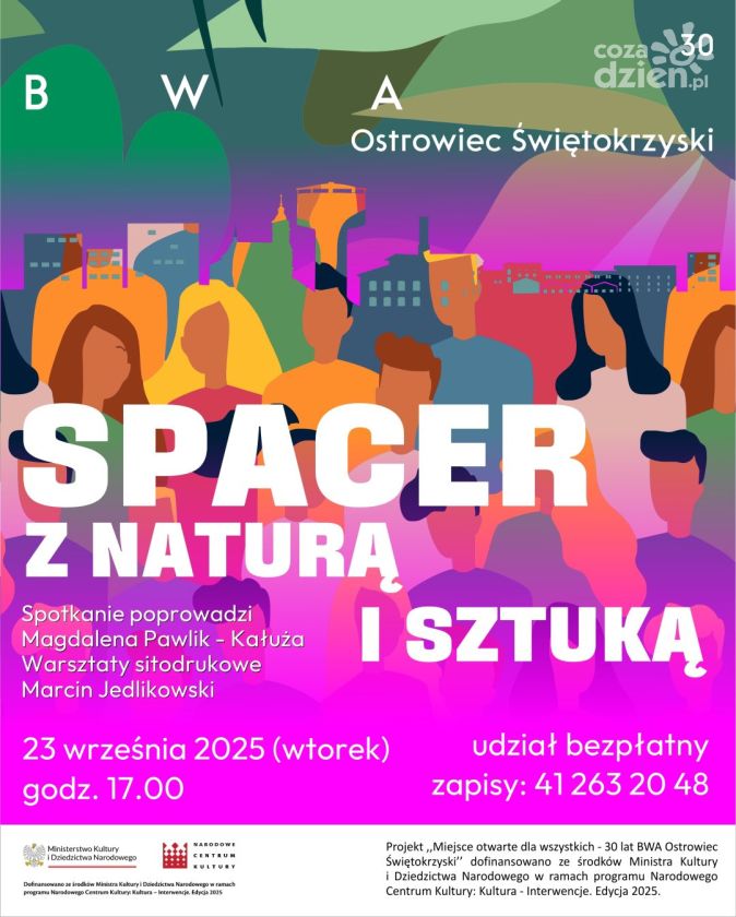 Na spacer z naturą i sztuką zaprasza ostrowieckie BWA 