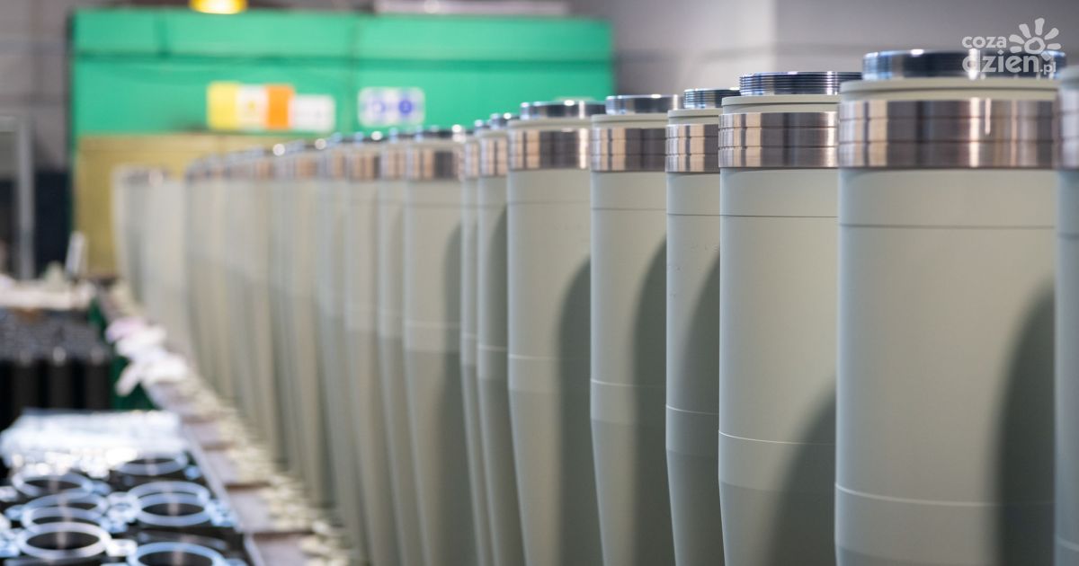 Tak powstają korpusy amunicji 155 mm produkowane przez MESKO w Kraśniku