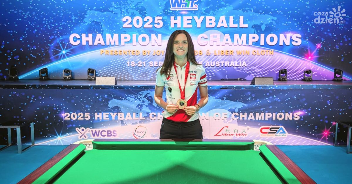 Brąz Kasi Wesołowskiej w Pucharze Świata Heyball w Brisbane