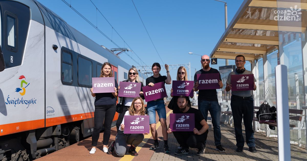 Włoszczowa walczy o kolej. Mieszkańcy i Partia Razem przeciw marginalizacji stacji