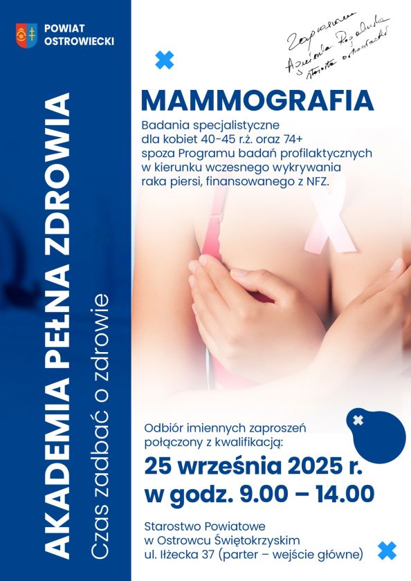Ostrowiecka Akademia Pełna Zdrowia z kolejnymi propozycjami badań profilaktycznych 