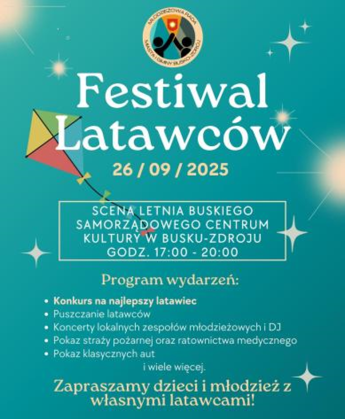 Kolorowe niebo nad Buskiem-Zdrojem. Już jutro Festiwal Latawców!