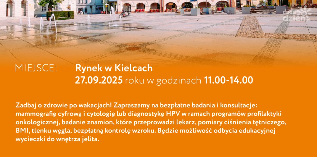 V Piknik Zdrowia w Kielcach już jutro