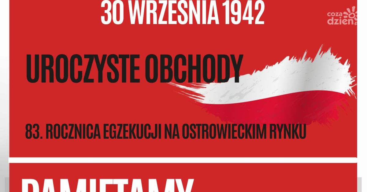 Ostrowiec pamięta o zamordowanych w czasie II wojny światowej mieszkańcach