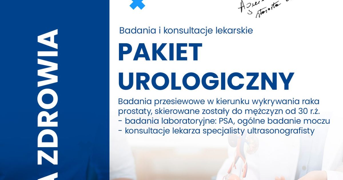 Bezpłatne badania urologiczne dla ostrowczan