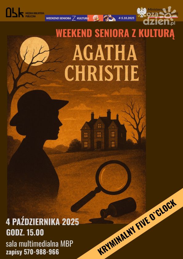 Seniorzy będą rozwiązywali zagadki kryminalne w ostrowieckiej bibliotece 