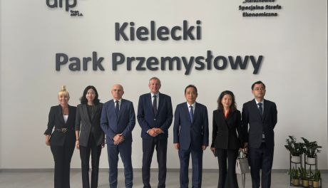 Delegacja z chińskiej prowincji Shaanxi z wizytą w Kieleckim Parku Przemysłowym