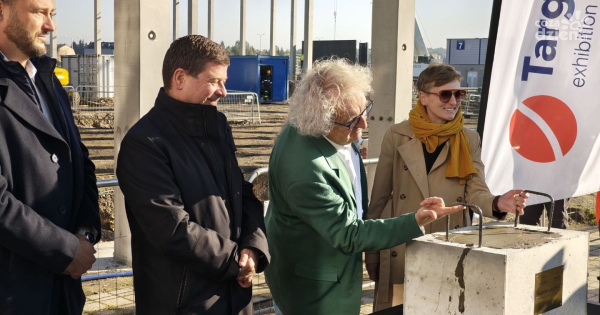 Podłożono kamień węgielny pod budowę hali targów Kielce! [GALERIA]