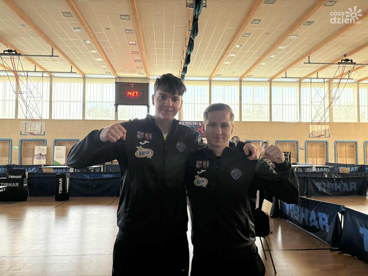 Mateusz Zalewski na podium Grand Prix Polski w Gliwicach