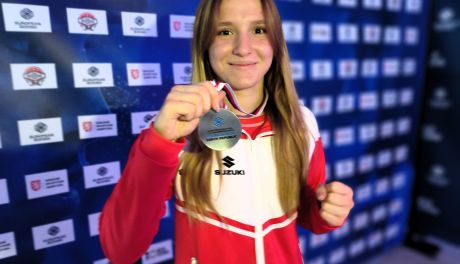 Zuzanna Gołębiewska z WKB RUSHH Kielce wicemistrzynią Europy Juniorów w boksie