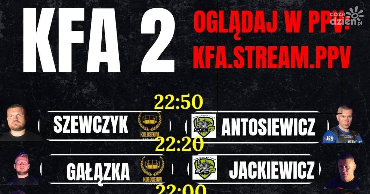 Ostrowczanie na Gali Koloseum Fight Arena 2