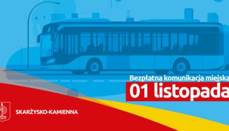 Bezpłatna komunikacja miejska 1 listopada w Skarżysku-Kamiennej