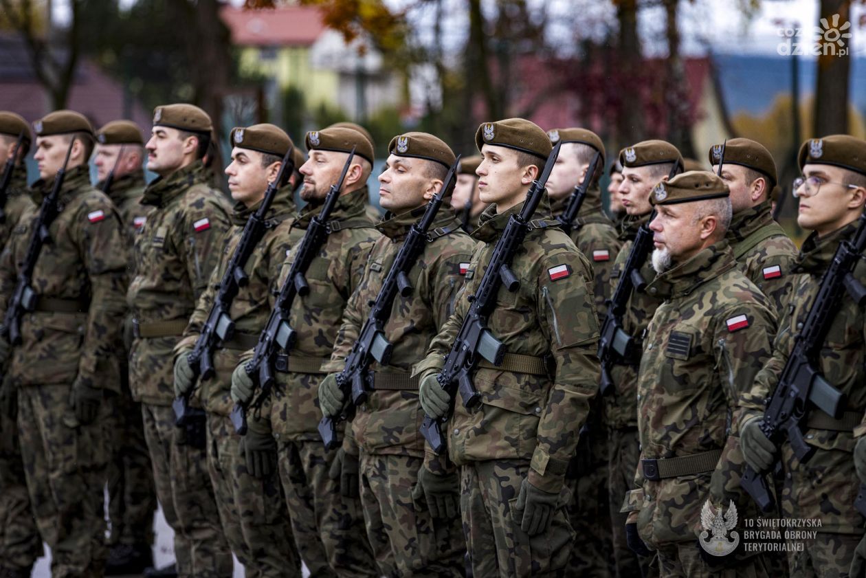 Nowi żołnierze w szeregach 10 Świętokrzyskiej Brygady Obrony Terytorialnej
