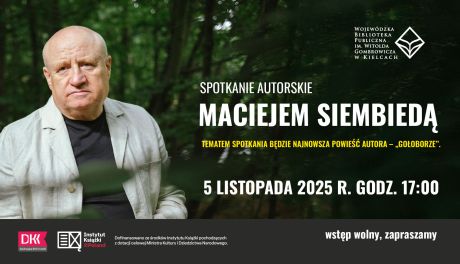 Spotkanie autorskie z Maciejem Siembiedą w kieleckiej bibliotece