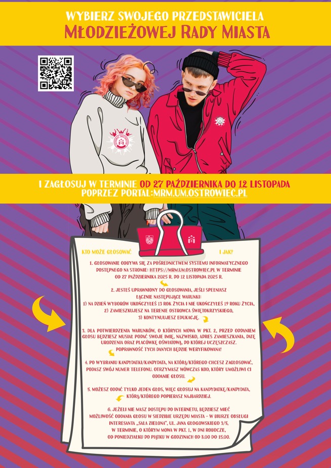 Ruszyły wybory do Młodzieżowej Rady Miasta Ostrowca Świętokrzyskiego