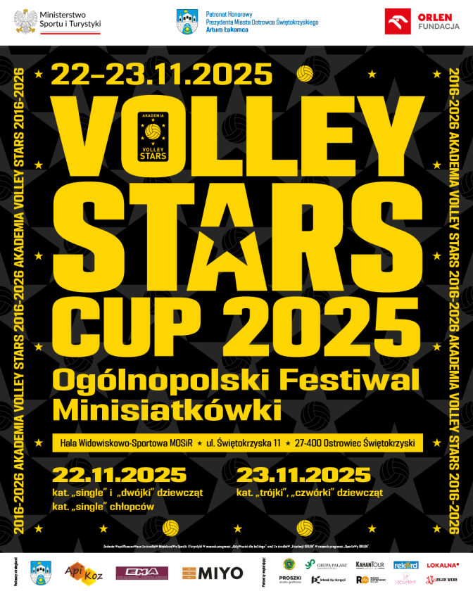 Volley Stars Cup 2025 – rekordowe zainteresowanie turniejem siatkarskim w Ostrowcu Świętokrzyskim