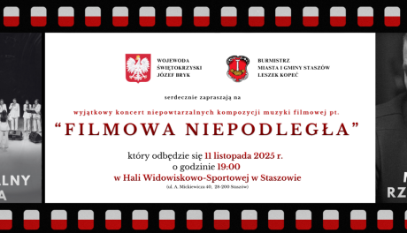 „Filmowa Niepodległa” – muzyczna uczta na Święto Niepodległości w Staszowie