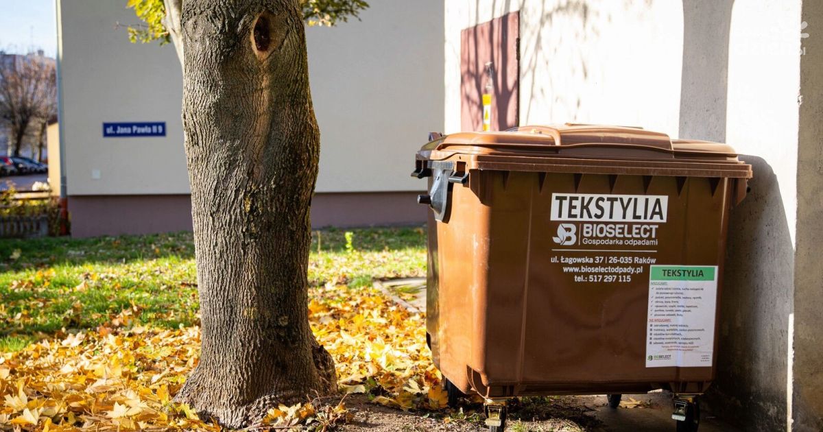 Nowe pojemniki na tekstylia w Staszowie
