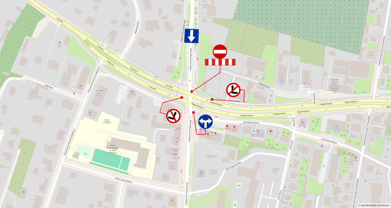 Zmiany w organizacji ruchu przy cmentarzach na ul. Ściegiennego i Spokojnej