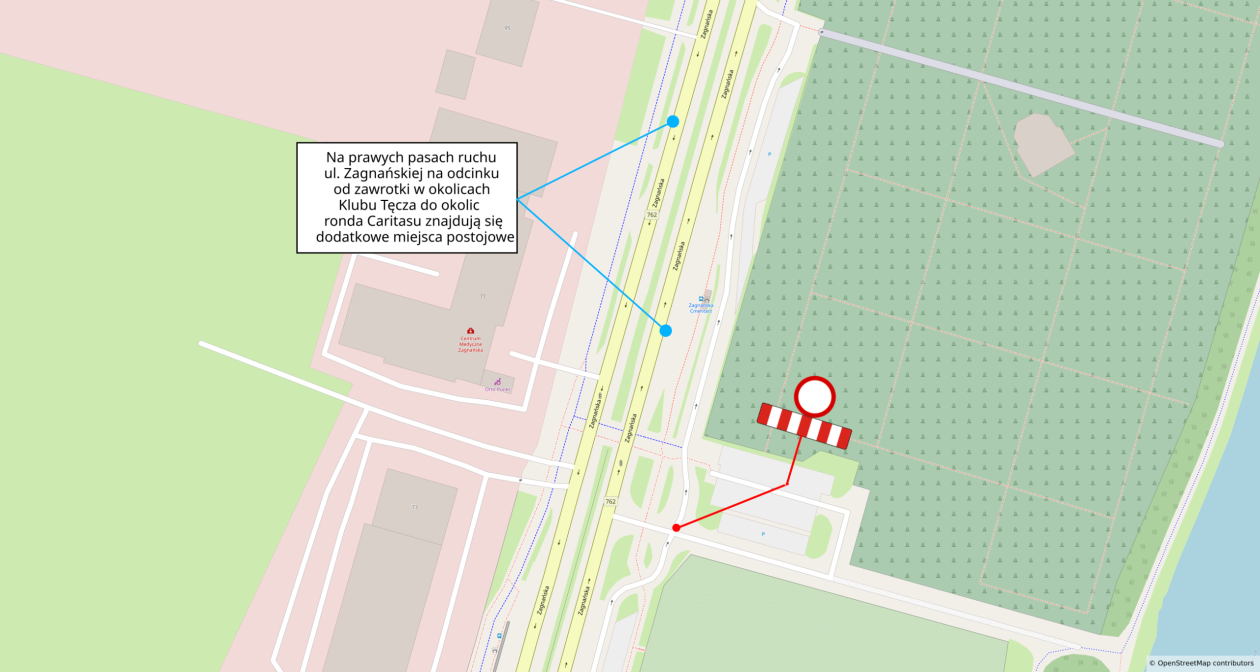 Tymczasowa organizacja ruchu przy cmentarzu na Piaskach