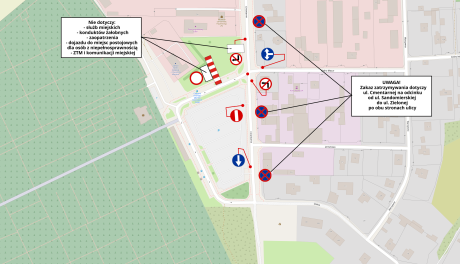 Zmiany w organizacji ruchu przy cmentarzu w Cedzynie