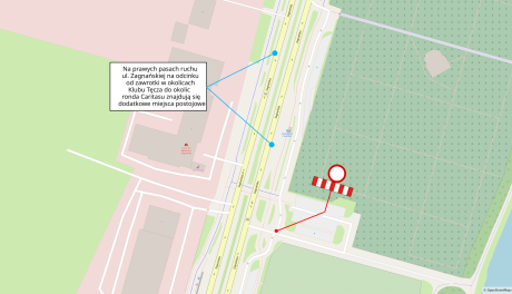 Tymczasowa organizacja ruchu przy cmentarzu na Piaskach