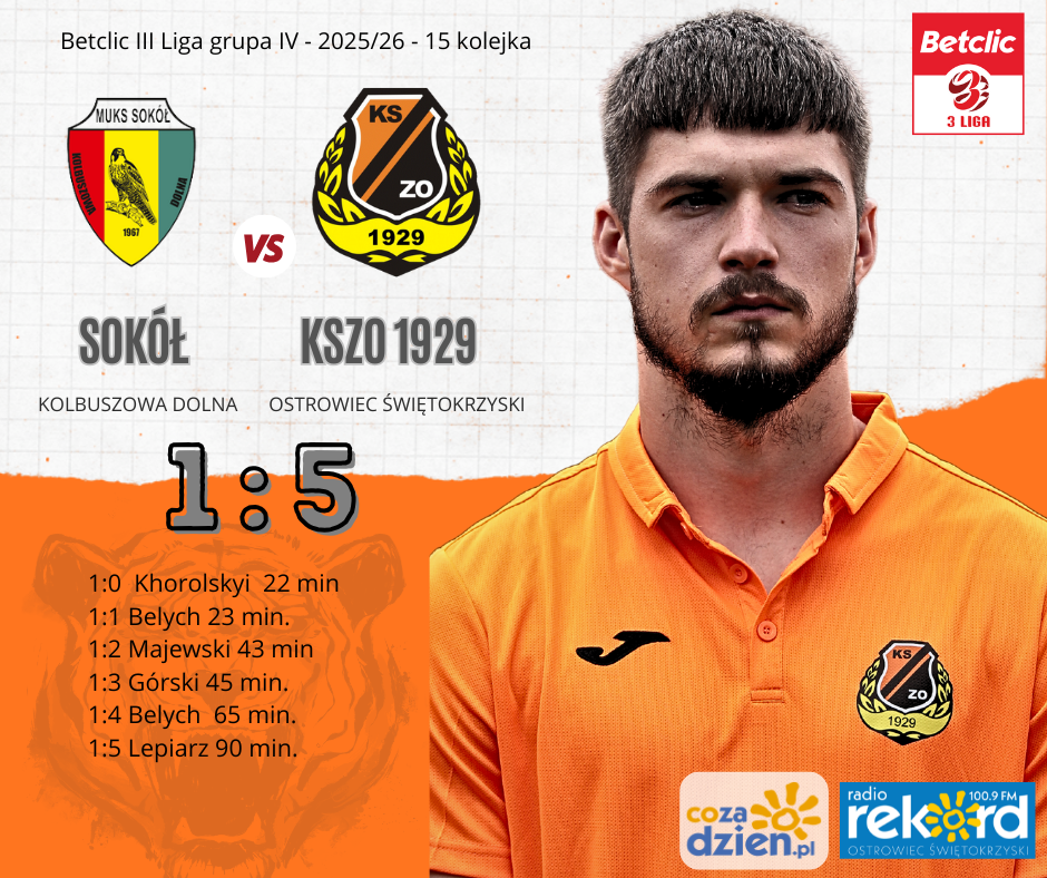 Zła passa piłkarzy KSZO 1929 zakończona