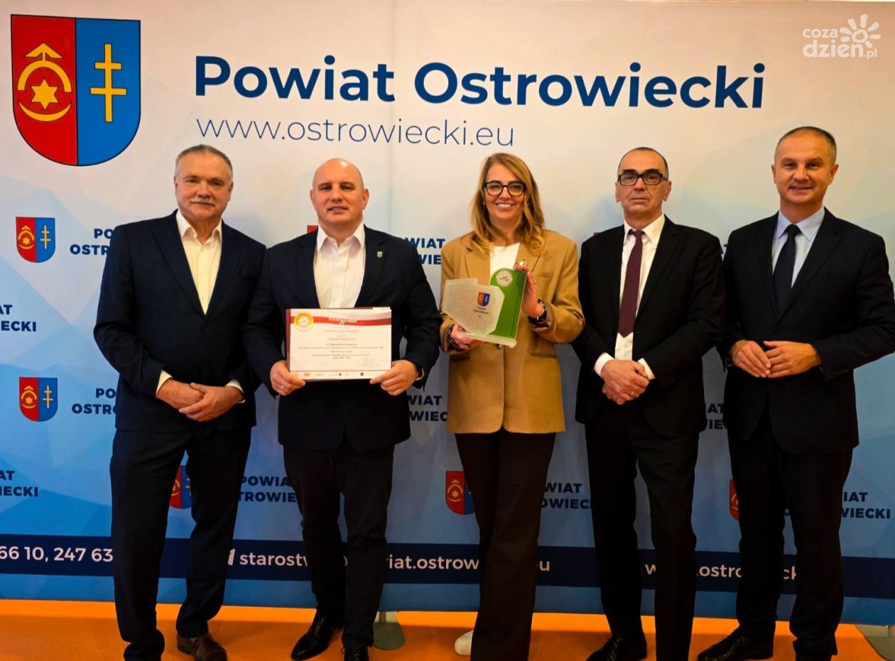 Powiat ostrowiecki z tytułem Najbezpieczniejszego Powiatu w Polsce