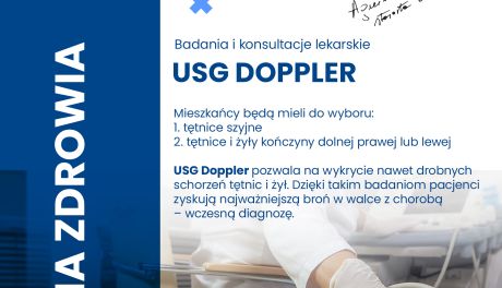 Bezpłatne badania USG Doppler dla mieszkańców powiatu ostrowieckiego