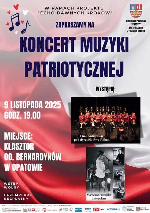 Koncert muzyki patriotycznej odbędzie się w Opatowie