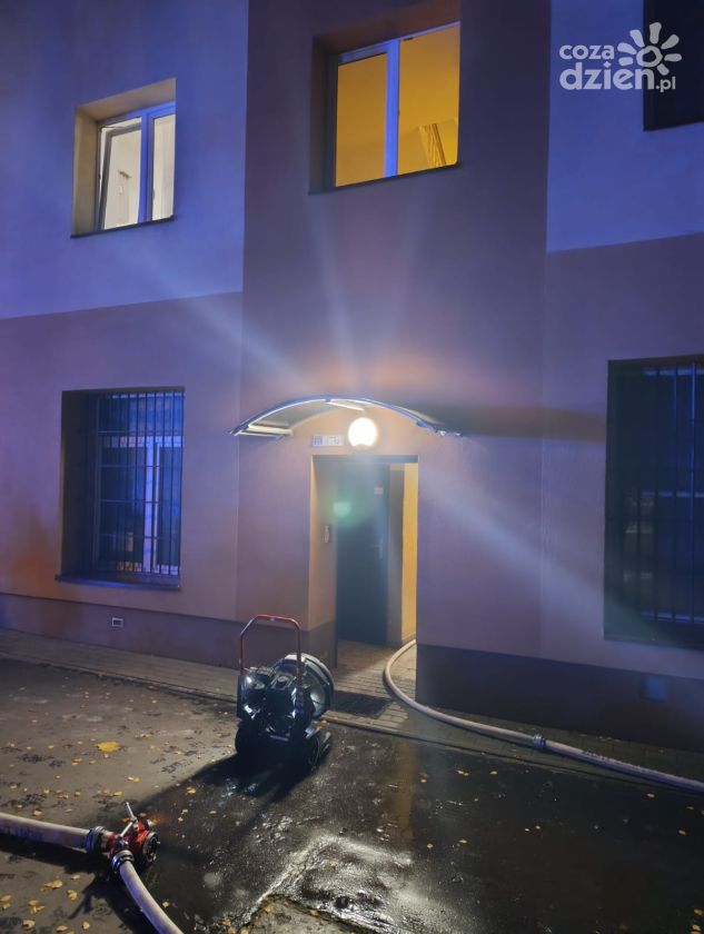 Poranny pożar na Sienkiewicza