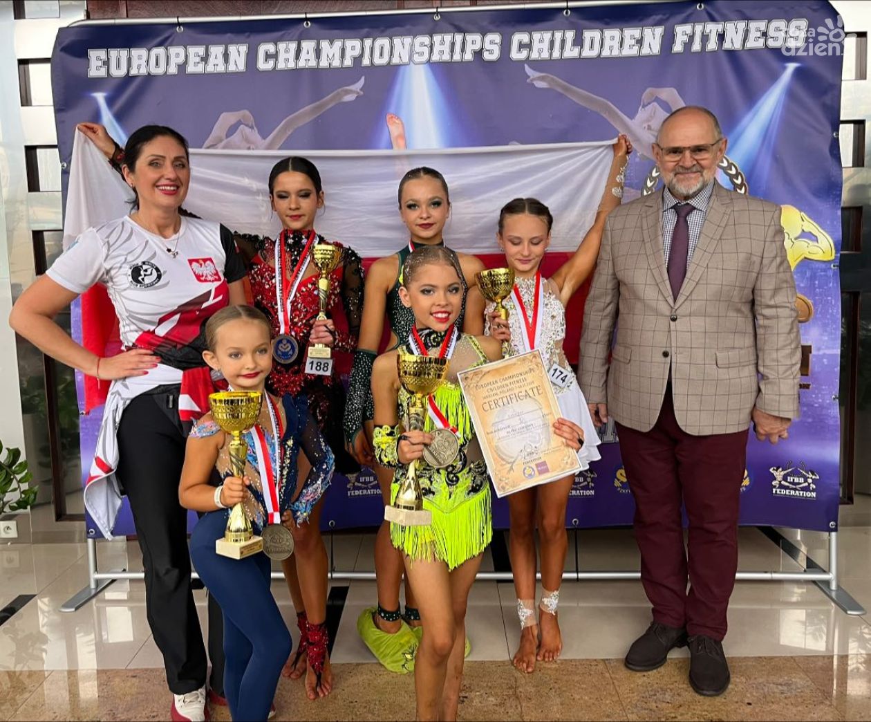 Mamy Mistrzów Europy w fitness dzieci