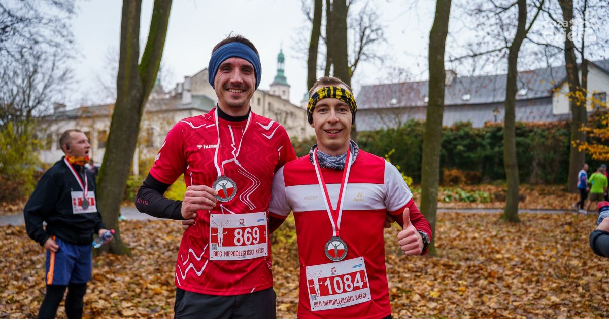 Blisko 1300 biegaczy uczciło Święto Niepodległości w Kielcach
