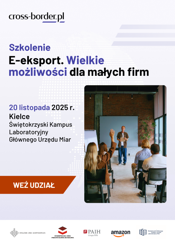 Bezpłatne szkolenie o e-eksportcie dla przedsiębiorców z województwa świętokrzyskiego