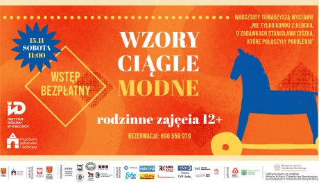 Wzory ciągle modne – bezpłatne rodzinne warsztaty w Muzeum Zabawek i Zabawy w Kielcach