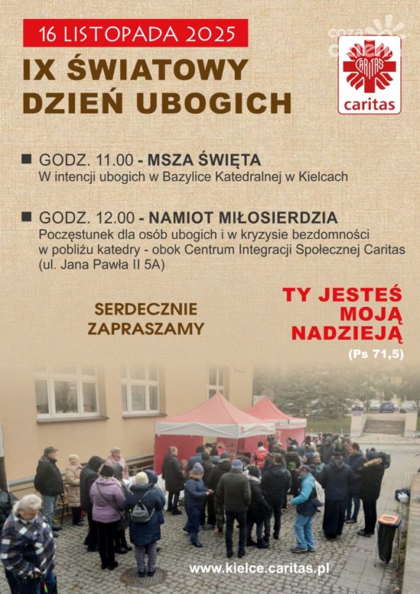Dziś obchodzimy 9. Światowy Dzień Ubogich