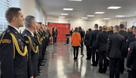 Strażackie święto w duchu patriotyzmu. Odznaczenia i awanse w Świętokrzyskiem