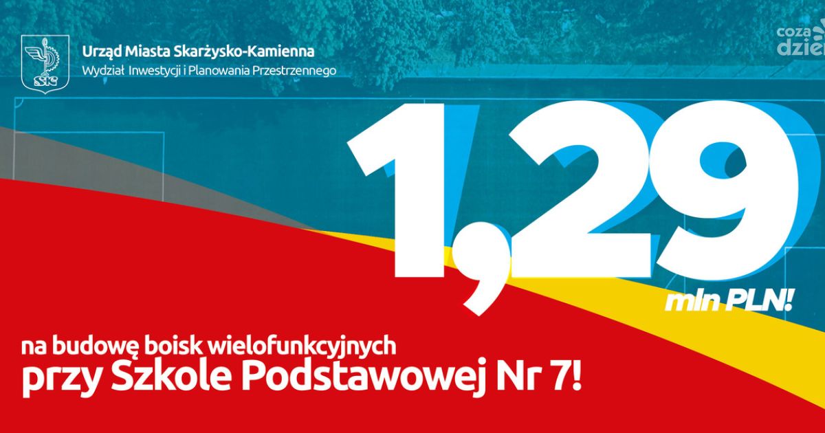Nowy kompleks sportowy „Orlik 2025” powstanie w Skarżysku-Kamiennej