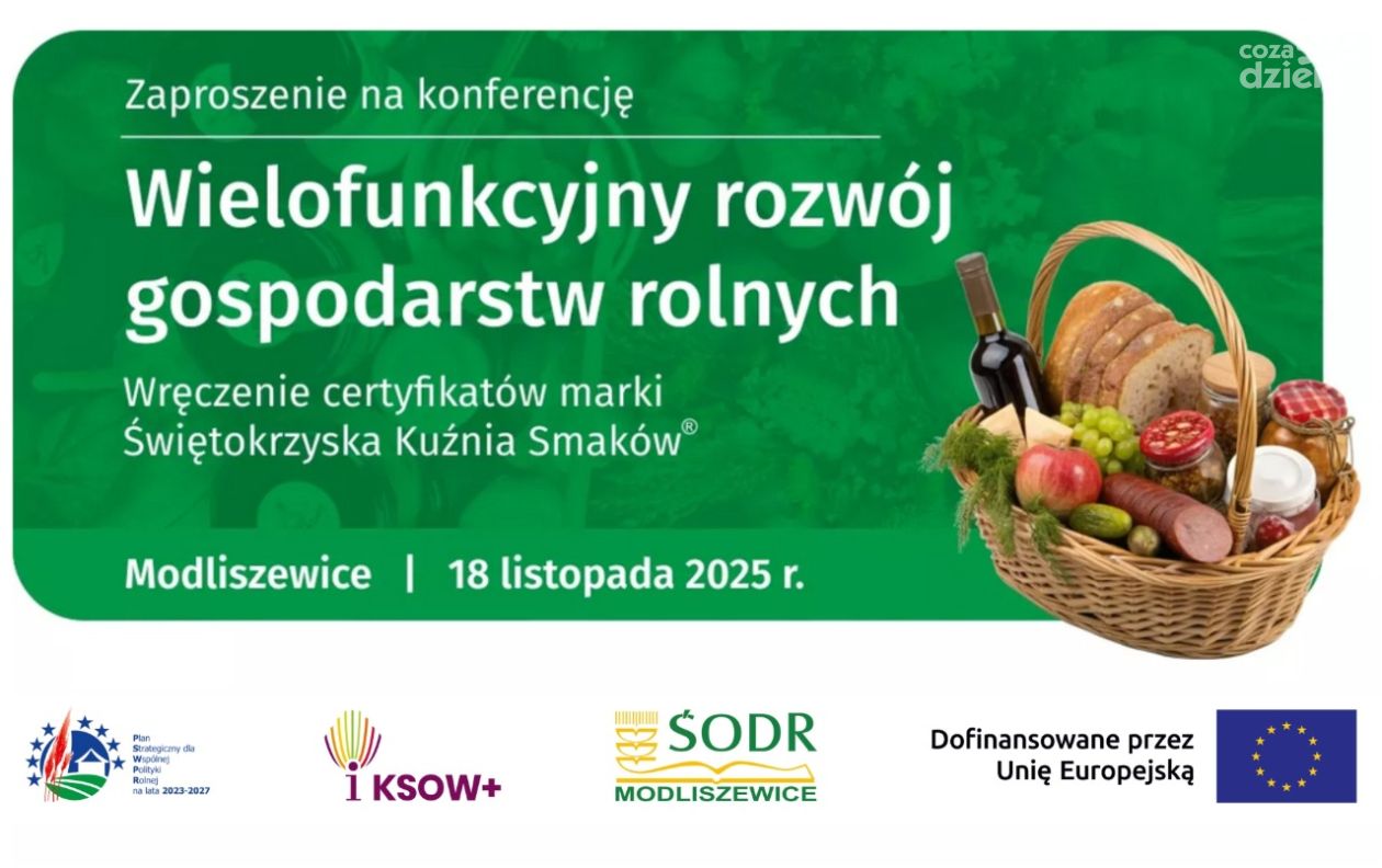 Ostatnie chwile na zapisanie się! Konferencja o rolnictwie wielofunkcyjnym w Świętokrzyskiem