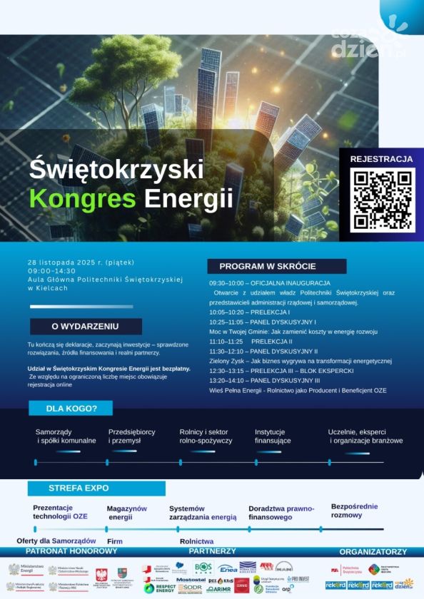 Świętokrzyski Kongres Energii – 28 listopada w Kielcach